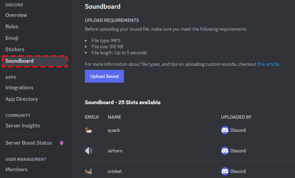 How to Use Soundboard on Discord